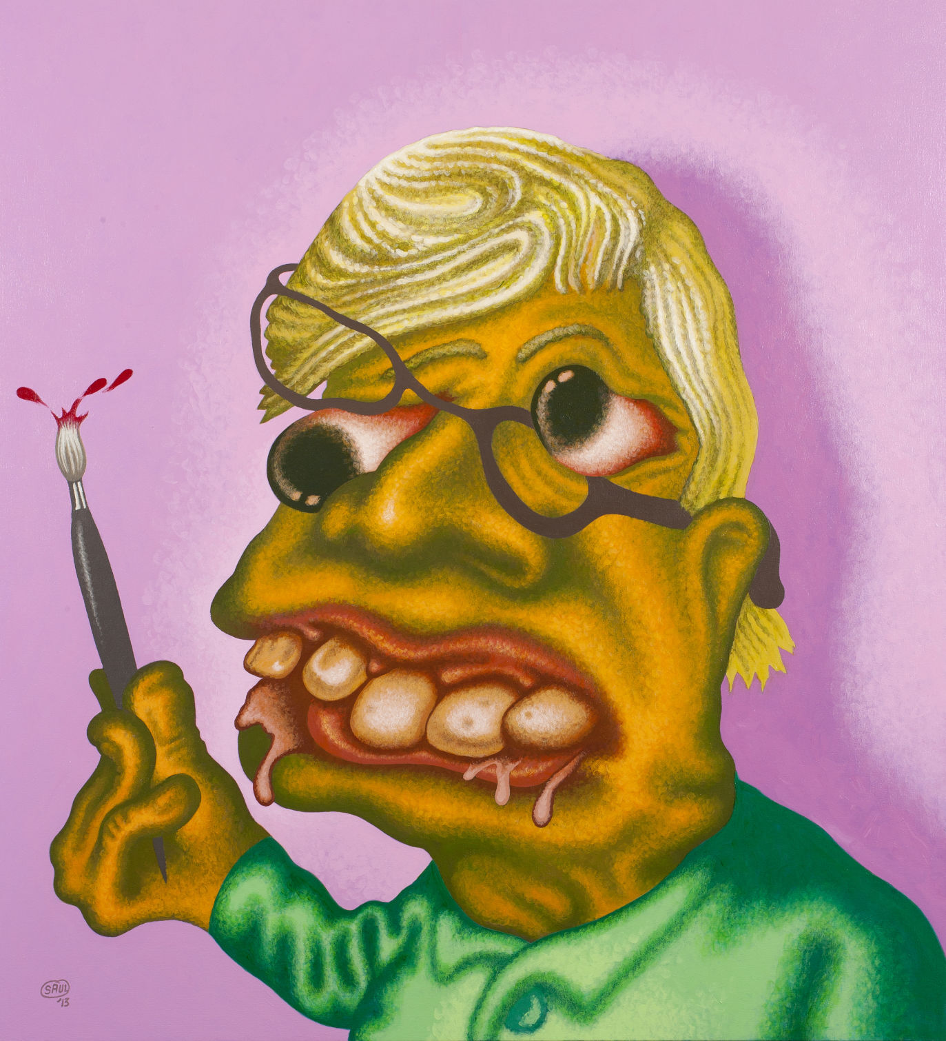 AFA Peter Saul, Self-Portrait, 2013